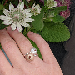 Rose Gold Vermeil Urchin Ring