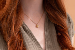 Yellow Gold Vermeil Urchin Necklace