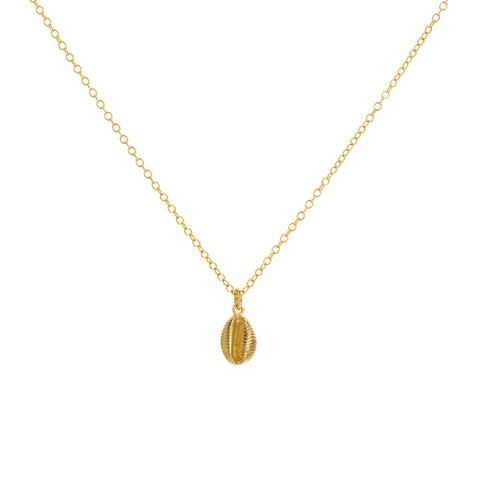 Cowrie Necklace, 18ct Gold Vermeil (Gold-plated silver)