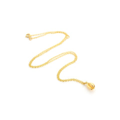 Cowrie Necklace, Solid 9ct Gold