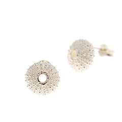 Silver Urchin Stud Earrings