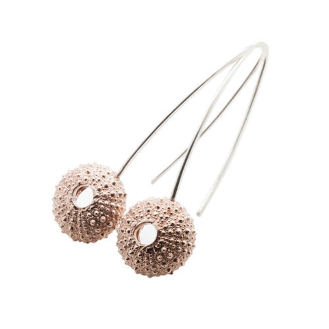 Rose Gold Vermeil Urchin Hook Earrings
